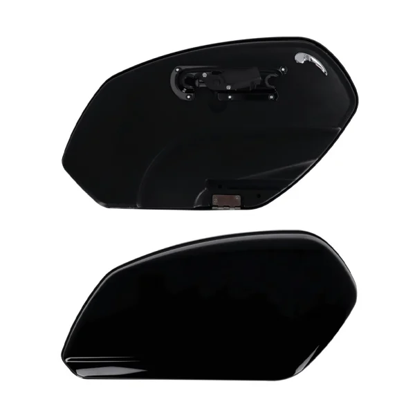 MCS Saddlebag Kit 50L Gloss Black H-D Softail Sport Glide/Low Rider