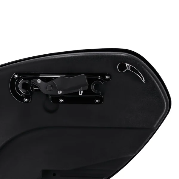 MCS Saddlebag Kit 50L Gloss Black H-D Softail Sport Glide/Low Rider