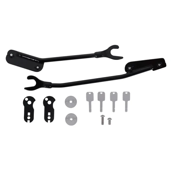 MCS Saddlebag Kit 50L Gloss Black H-D Softail Sport Glide/Low Rider
