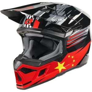 Oneal 3SRS Nations China MX Helmet Red/Yellow, Motoee.com