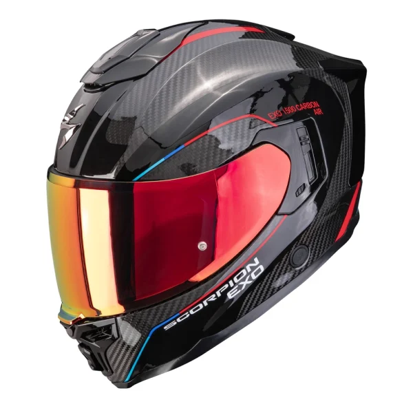 Scorpion EXO-1500 Carbon Air Mundi Helmet Black/Red