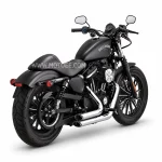 Vance & Hines Shortshots Staggered Full Exhaust System Chrome H-D Softail 86-09