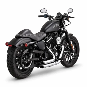 Vance & Hines Shortshots Staggered Full Exhaust System Chrome H-D Softail 86-09