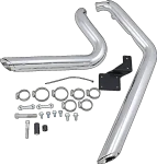 Vance & Hines Shortshots Staggered Full Exhaust System Chrome H-D Softail 86-09