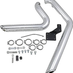 Vance & Hines Shortshots Staggered Full Exhaust System Chrome H-D Softail 86-09, Motoee.com