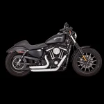 Vance & Hines Shortshots Staggered Full Exhaust System Chrome H-D Softail 86-09