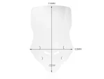 WRS Caponord Windscreen Clear Honda Hornet 750