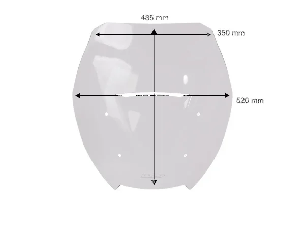 WRS Intermedio Windscreen Smoke Honda Forza 750