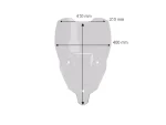 WRS Sport Windscreen Clear Triumph Tiger Sport 800