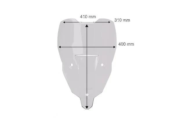WRS Sport Windscreen Clear Triumph Tiger Sport 800