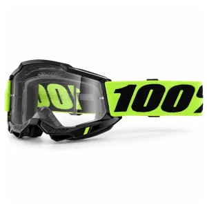 100% Accuri 2 OTG MX Goggles Green/Black Clear