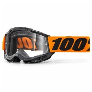 100% Accuri 2 OTG MX Goggles Orange/Black Clear