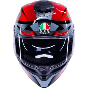 AGV K5 Munor Helmet Black/Red, Motoee.com