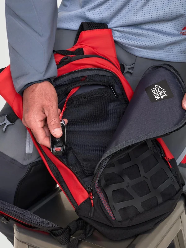 Alpinestars AT-9 Motorcycle Backpack 9L Black/Red