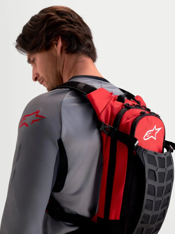 Alpinestars AT-9 Motorcycle Backpack 9L Black/Red
