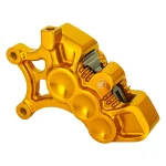 Arlen Ness Mono Axial 6-Piston Brake Caliper Gold Left 356mm