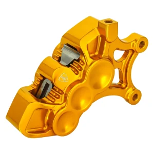 Arlen Ness Mono Axial 6-Piston Brake Caliper Gold Right 356mm