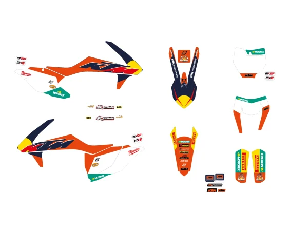 Blackbird Racing 2541R24 Replica Factory Sticker Kit for KTM EXC/SX 125-450 16-19