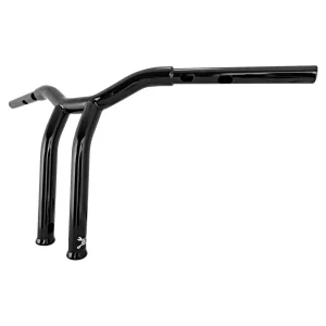 Burly Dominator T-Bar Handlebar 12" Black Softail/Touring, Motoee.com