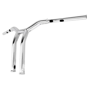 Burly Dominator T-Bar Handlebar 12" Chrome Softail/Touring, Motoee.com