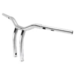 Burly Dominator T-Bar Handlebar 12" Chrome Softail/Touring