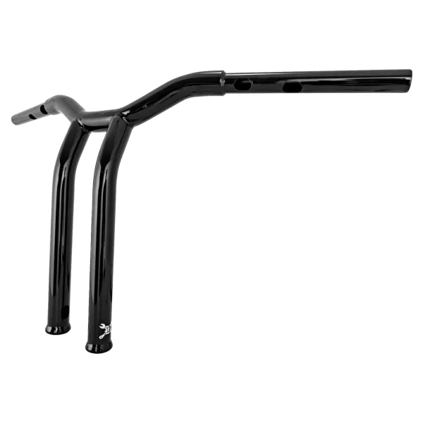Burly Dominator T-Bar Handlebar 14" Black Softail/Touring