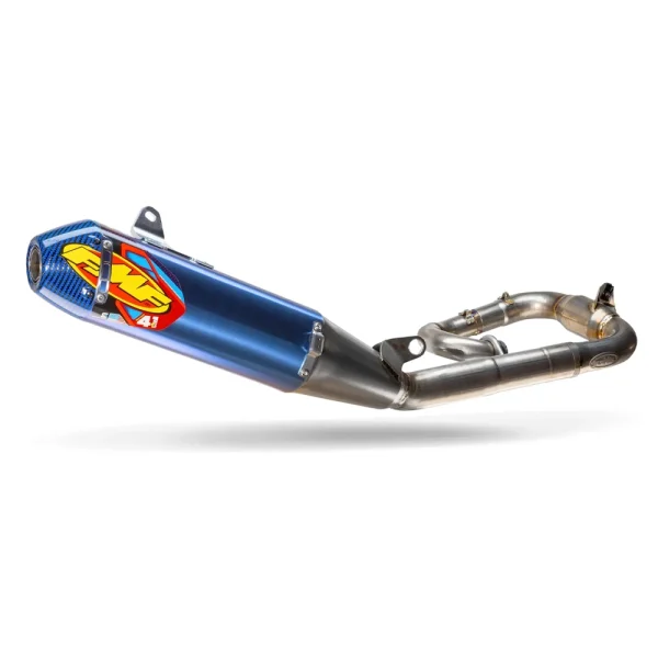 FMF Factory 4.1 RCT Full Exhaust System Blue Yamaha YZ450F 26-27