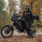 Чёрное худи I Love Motorcycle Camping