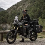 Чёрное худи I Love Motorcycle Camping