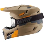 Leatt Moto 3.5 V27 MX Helmet Khaki with Goggles