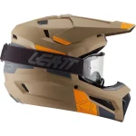 Leatt Moto 3.5 V27 MX Helmet Khaki with Goggles