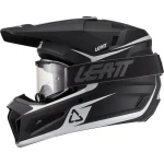 Leatt Moto 3.5 V27 MX Helmet Matt Black with Goggles