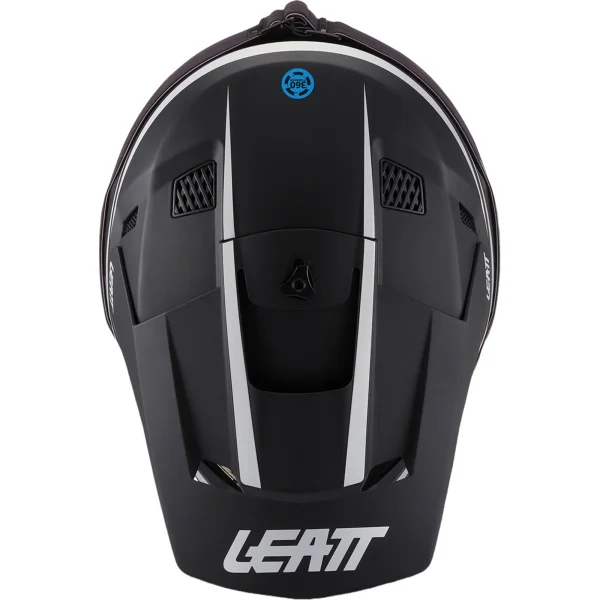 Leatt Moto 3.5 V27 MX Helmet Matt Black with Goggles