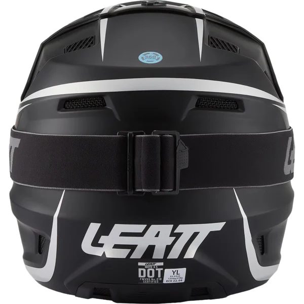 Leatt Moto 3.5 V27 MX Helmet Matt Black with Goggles