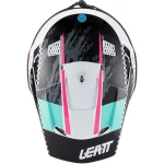 Leatt Moto 3.5 V27 MX Helmet White/Black/Pink with Goggles