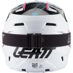 Leatt Moto 3.5 V27 MX Helmet White/Black/Pink with Goggles