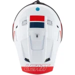 Leatt Moto 3.5 V27 MX Helmet White/Red/Blue with Goggles