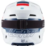 Leatt Moto 3.5 V27 MX Helmet White/Red/Blue with Goggles