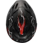 LS2 FF807 Dragon Forged Carbon Incubus Helmet Black/White/Red