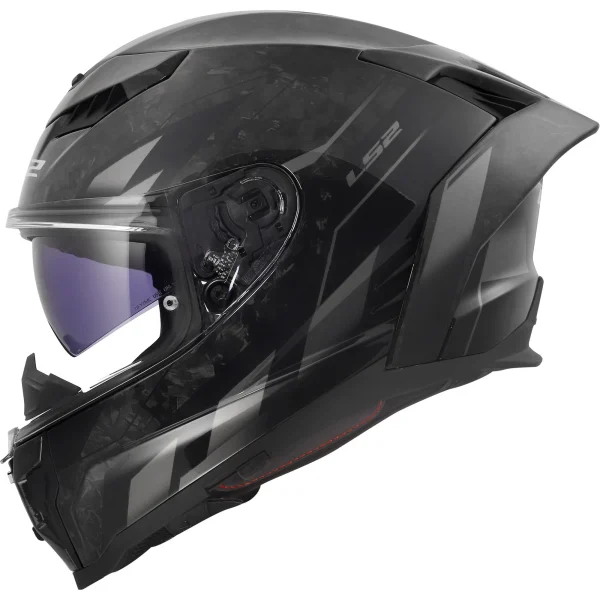 LS2 FF807 Dragon Forged Carbon Orix Helmet Grey/Black