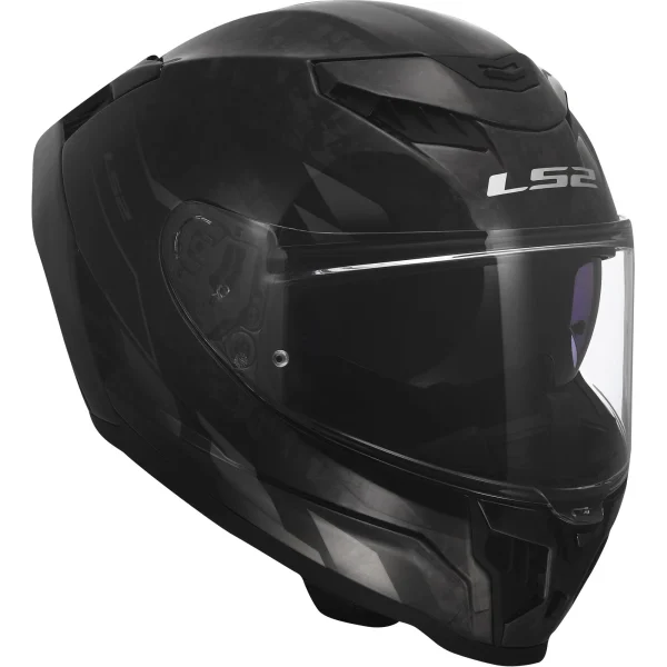 LS2 FF807 Dragon Forged Carbon Orix Helmet Grey/Black