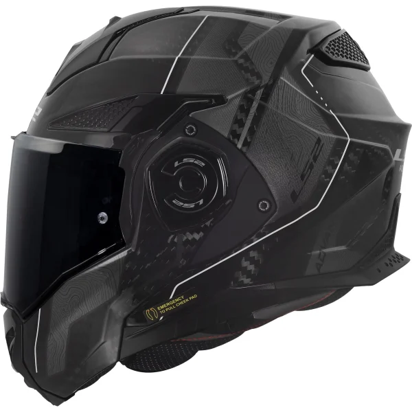 LS2 FF901 Advant X Carbon Dynamic Helmet Grey