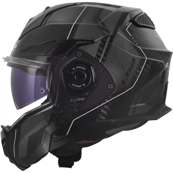 LS2 FF901 Advant X Carbon Dynamic Helmet Grey