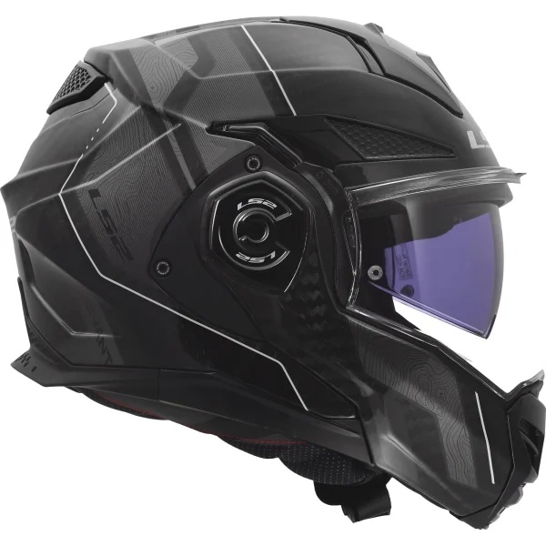 LS2 FF901 Advant X Carbon Dynamic Helmet Grey