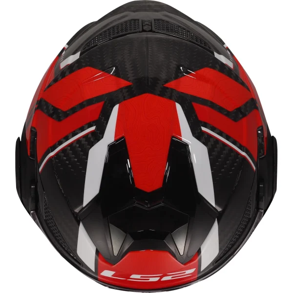 LS2 FF901 Advant X Carbon Dynamic Helmet Red