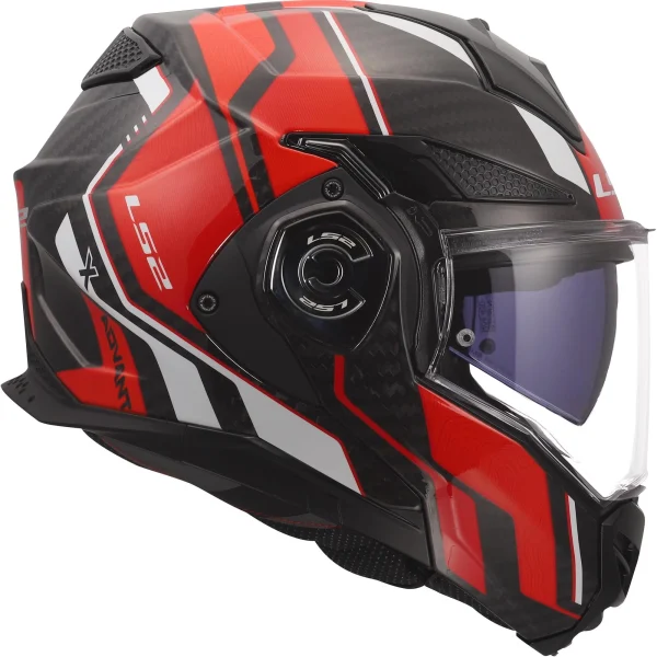LS2 FF901 Advant X Carbon Dynamic Helmet Red