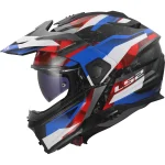 LS2 FF909 Ranger Forged Carbon Strike Helmet White/Blue/Red