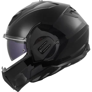 LS2 FF912 Valiant Gear -avattava kypärä musta, Motoee.com