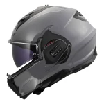 LS2 FF912 Valiant Gear -avattava kypärä harmaa