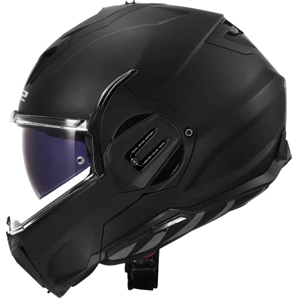 LS2 FF912 Valiant Gear -avattava kypärä mattamusta